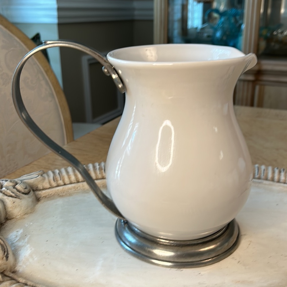 Arte Italica Tuscan Ceramic Pitcher - Picture 3 of 10
